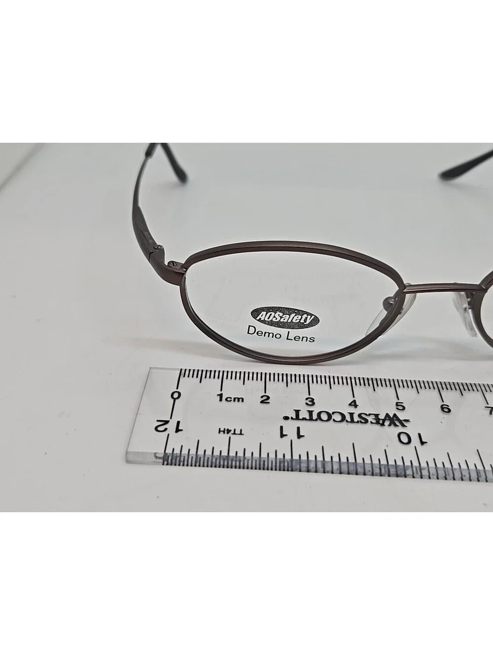 AO Safety Z87-2 Safety Eyeglasses ATTITUDE 2 w/ Spring Hinges - Copper 49/18/140